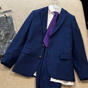 Boys Suit, US 8, Blue, Roco